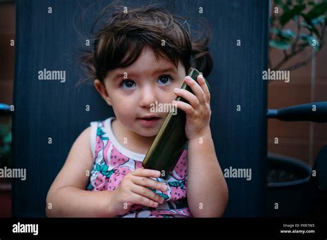 Baby And Phone Hi Res Stock Photography And Images Alamy