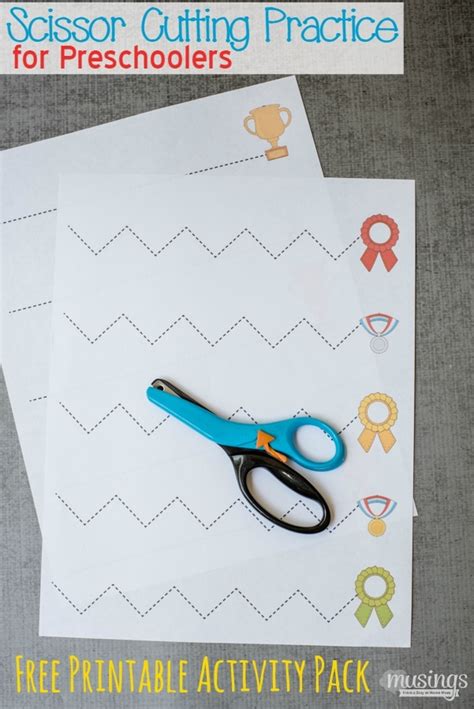 Scissors Cutting Practice For Preschoolers Living Well Mom