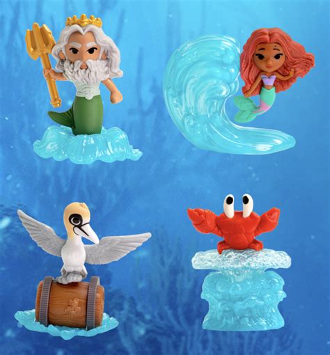 New The Little Mermaid Happy Meal Toys Have Arrived At Mcdonalds
