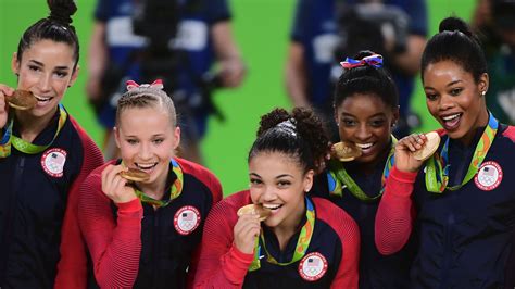 Us Women S Gymnastics Team Wins Gold Medal At Rio Olympics See