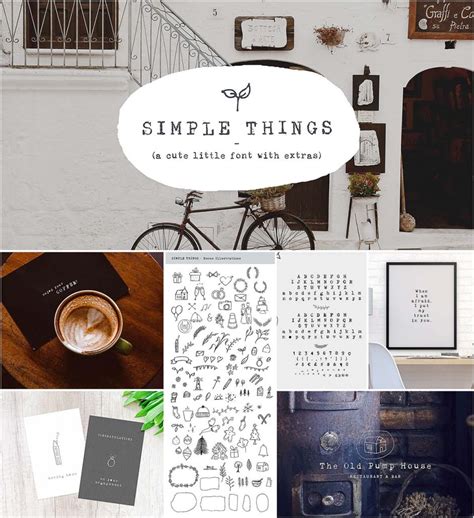 As the name suggests, handwritten fonts are fonts that look like they were written by hand, usually with a pen or marker. Simple Things cute font | Free download