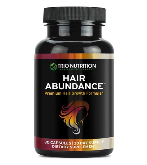 It's also effective for growing hair that is already healthy. Trio Nutrition Biotin 10,000mcg - Hair Growth Vitamins for ...