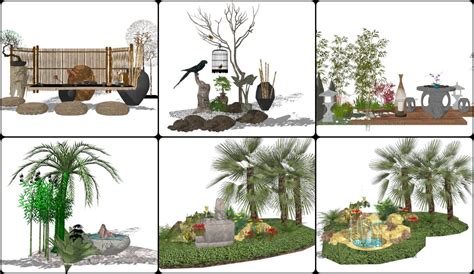 6452 Free Sketchup Garden Landscape Models Download Sketchup Models
