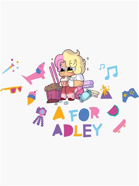 A For Adley Sticker For Sale By Marwa Ah Redbubble