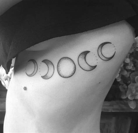 Moon Phases Tattoo Wiccan Tattoos Custom Tattoo Custom Tattoo Design