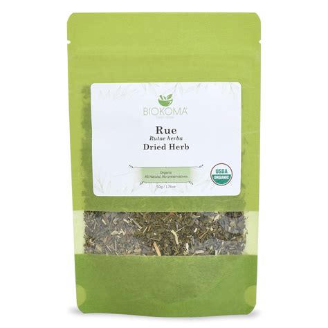 Rue Rutae Herba Organic Dried Herb 50g 176oz Usda Certified Organic