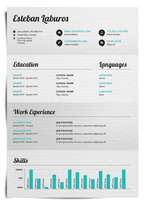 70 Well-Designed Resume Examples To Inspire You | Resume examples, Infographic resume, Visual resume