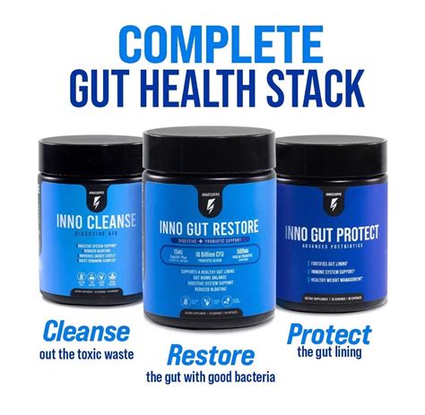 Total 3 Inno Complete Gut Health Stack Inno Cleanse Inno Gut