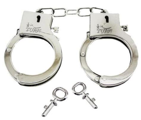 25 Pair Electroplate Silver Plastic Toy Handcuffs Police Handcuff Party