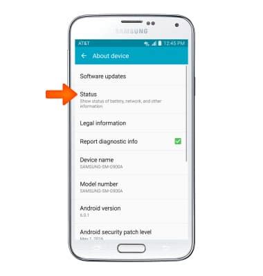 The serial number is a unique number assigned by the manufacturer (like samsung) however, there are other ways to check your imei or serial number. Samsung Galaxy S5 (G900A) - Find IMEI & Serial Number - AT&T