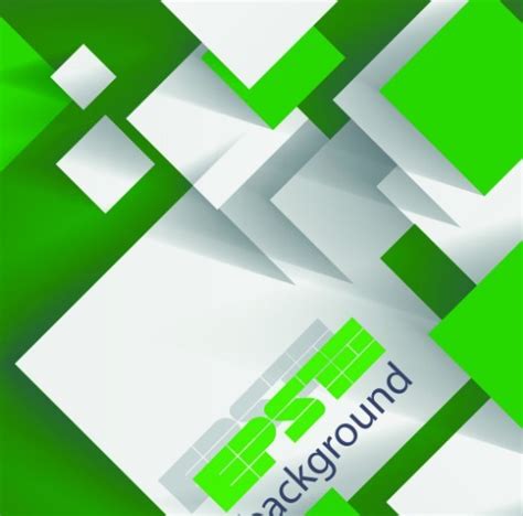 Find & download free graphic resources for green background. Free Green and White Abstract Squares Background Vector ...