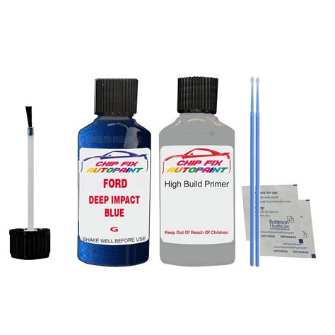 Paint For Ford Focus Bev Deep Impact Blue 2014 2020 Blue Touch Up Pain