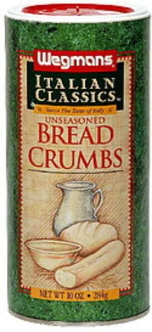 Wegmans Unseasoned Bread Crumbs 10 Oz Nutrition Information Innit