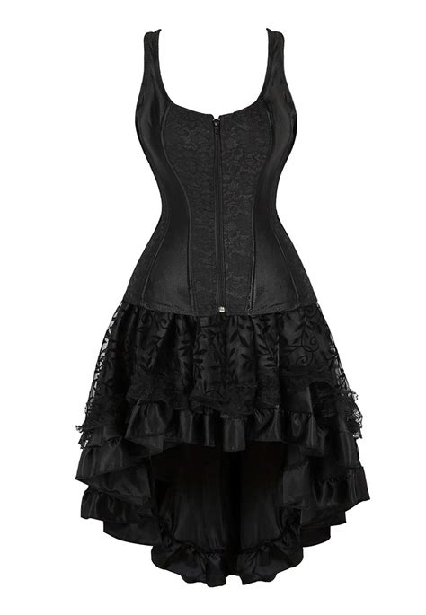 Buy Kranchungel Steampunk Corset Skirt Renaissance Corset Dress For Women Gothic Burlesque