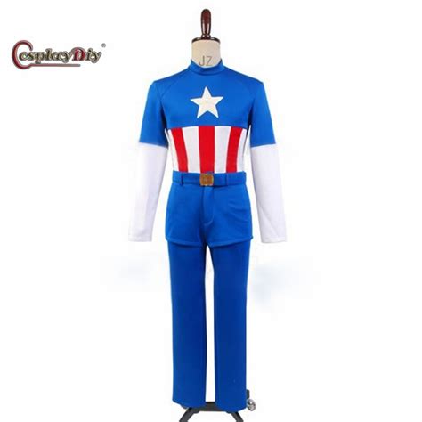 Cosplaydiy Steve Rogers Captain America Uso Costume The First Avenger