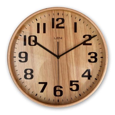 Buy Leni Wood Wall Clock 28cm Online Purely Wall Clocks