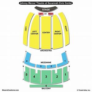 Johnny Mercer Theatre Seating Chart Seating Charts Tickets