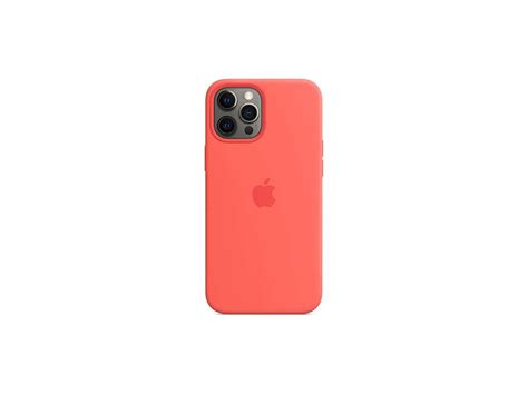 Apple Iphone 12 Pro Max Silicone Case With Magsafe Pink Citrus