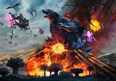 Planet Of The Monsters Blu Ray Collectors Edition Artwork Godzilla