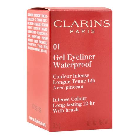 Buy Clarins Paris Gel Eyeliner Waterproof Long Lasting With Brush 01
