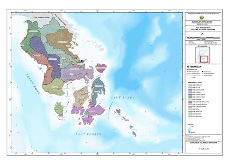 Gambar Peta Sulawesi Tenggara Lengkap Broonet