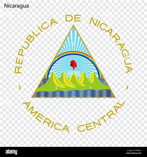 Symbol Of Nicaragua National Emblem Stock Vector Image And Art Alamy