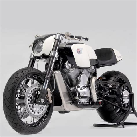 Harley Davidson V Rod Cafe Racer Por Fred Krugger Motocultura