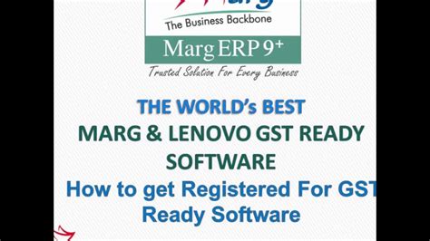 How Free Register Marg Gst Billing Software May 2018 Youtube