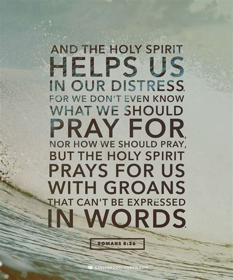 Romans Spirit Of Truth Holy Spirit Prayer Verses