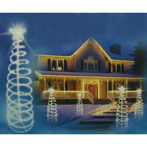 Christmas Central Lighted Spiral Tree Outdoor Christmas Decoration With
