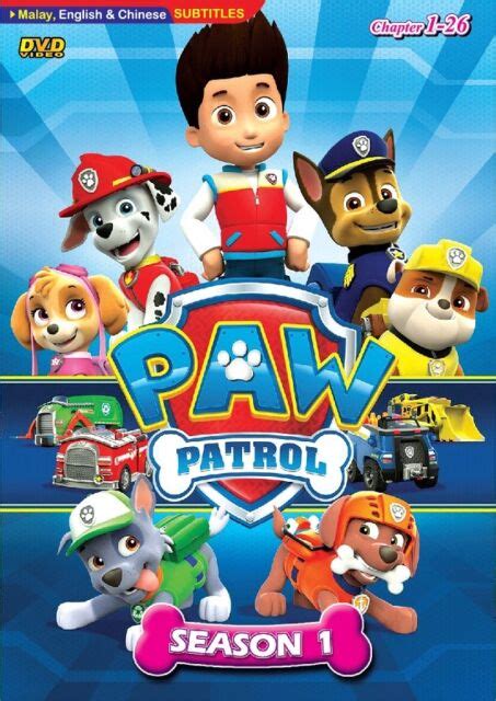 Paw Patrol Complete Series Dvd Pat Patrouille Dino Rescue Dvd Qfb66