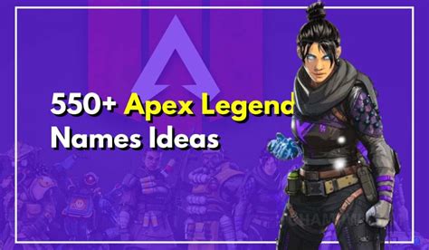 550 Apex Legends Names That You Can Use In Game