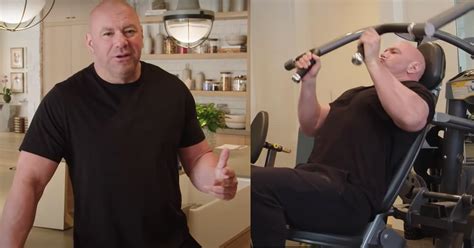 Jacked At 52 Dana White Shows His Home Gym Training And Diet
