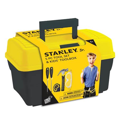 Shop For The Stanley® Jr 5 Piece Tool Set And Toolbox At Michaels