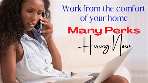 GREAT WORK AT HOME JOB WITH A LOT OF PERKS. ACCESS PAY BEFORE PAYDAY