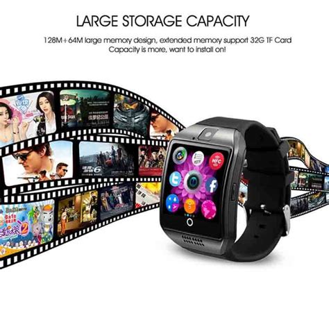 Q18 Bluetooth Sim Tf Camera Smart Watch