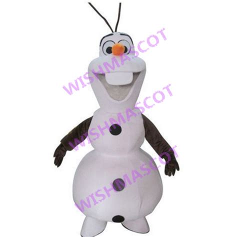 Passionate Snowman Olaf Mascot Costume