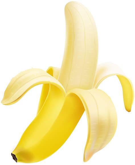 Whole, cut in half, sliced on pieces banana. Banana Clipart Clear Background / Pngtree provides ...