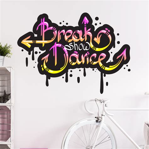 Sticker Graffiti Break Show Dance Stickers Art Et Design Graffitis