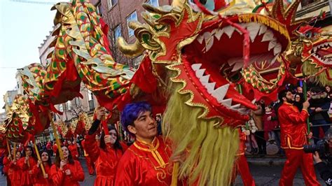 El Año Nuevo Chino Celebra Su Gran Día En Madrid Con Su Tradicional
