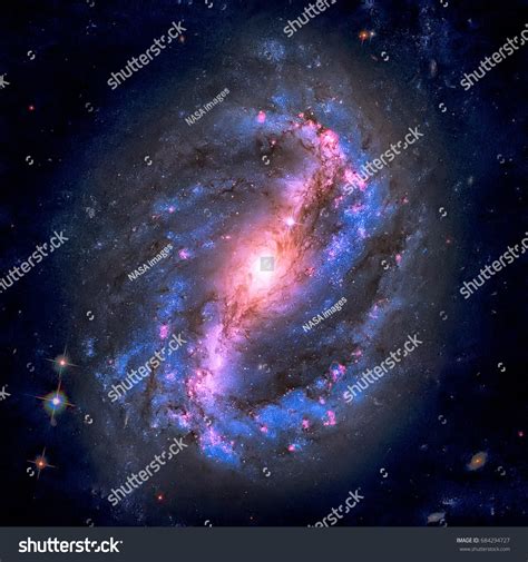 Ngc 6217 Barred Spiral Galaxy Located Stock Photo Edit Now 684294727