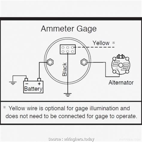 Panel Ammeter Gauge Wiring Diagram