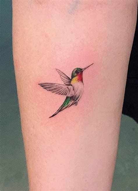 40 Small Hummingbird Tattoo Ideas