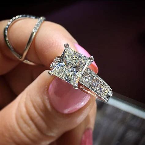 We're proud to build on that legacy as the leader in diamond traceability with. 21+ Vintage Princess Cut Engagement Ring Designs, Trends, Models | Design Trends - Premium PSD ...