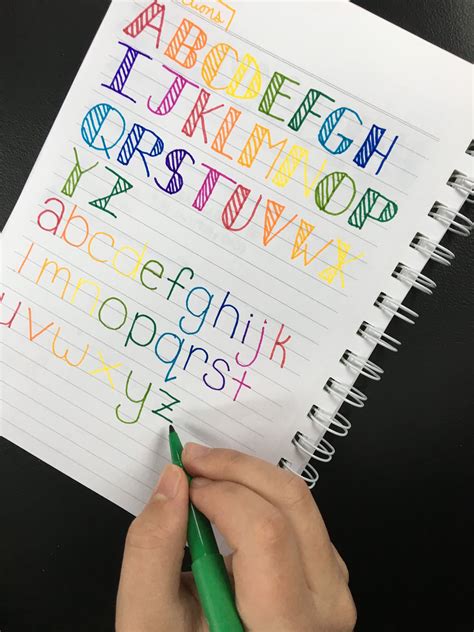 Fancy Fonts For Your Bullet Journal Bullet Journal Writing Hand