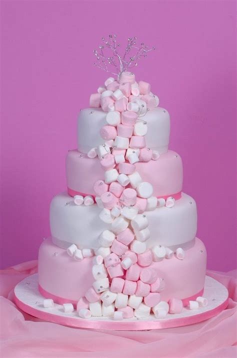 Bridetide Blog Wedding Resource Marshmallow Wedding Cakes