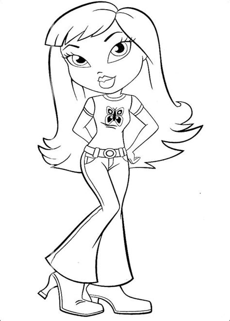 Bratz Coloring Pages ~ Free Printable Coloring Pages - Cool Coloring Pages