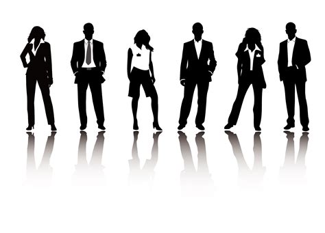 Businessperson Illustration Business People Silhouettes Png Download