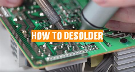 How To Wire A Pump Desoldering Desolder Solderingironguide How To Desolder Easy Method