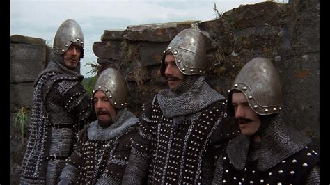 Monty Python And The Holy Grail 1975 Taunting French Guards Helmet
